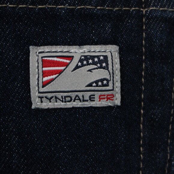 Tyndale FR Jeans Mens 35x34 Blue 5-Pocket FRMC FLF 800 Flame Resistant Workwear - Picture 8 of 16